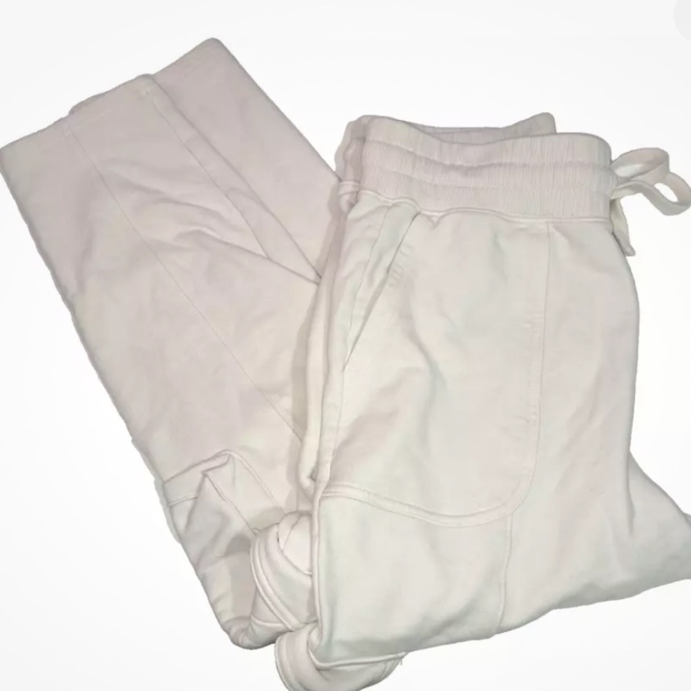 Fabletics Nyla Cargo Pant Pink Frost Jogger‎ Pants Terry Cloth Women Size Medium